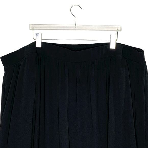 Torrid 5X NEW Plus Size Maxi Skirt Black Set In Lace Detail Whimsygoth Flowy - Picture 6 of 10